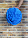 Bobine d'1 kg de fil chenille velours coloris Bleuet — Noly Yarn